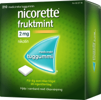 Nicorette Fruktmint medicinskt tuggummi 2 mg 210 st