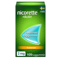 Nicorette Fruktmint medicinskt tuggummi 2 mg 105 st