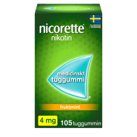 Nicorette Fruktmint medicinskt tuggummi 4 mg 105 st