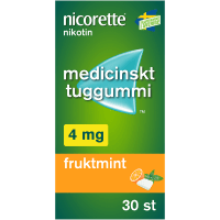 Nicorette Fruktmint medicinskt tuggummi 4 mg 30 st