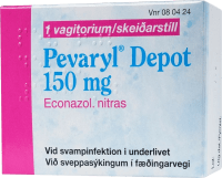 Pevaryl Depot vagitorium 150 mg 1 st