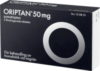 Oriptan filmdragerad tablett 50 mg 2 st