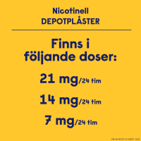 Nicotinell depotplåster 7 mg/24 timmar 7 st