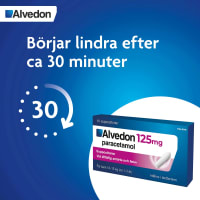 Alvedon suppositorium 125 mg 10 st