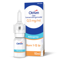 Otrivin nässpray utan konserveringsmedel 0,5 mg/ml 10 ml