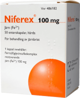 Niferex kapsel 100 mg 50 st