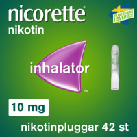 Nicorette Inhalator inhalationsånga 10 mg 42 st