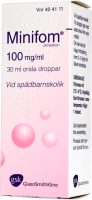 Minifom orala droppar 100 mg/ml 30 ml