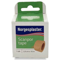 Scanpor Tape refill beige 2,5 cm x 10 m 1 st