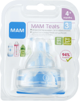 MAM Teat Dinapp 2-pack Storlek 3, 4 mån+