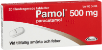 Pamol filmdragerad tablett 500 mg 20 st