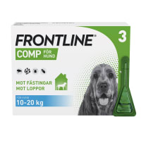 Frontline Comp Spot-on lösning för medelstor hund 134 mg/120,6 mg 3 x 1,34 ml