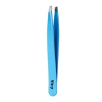 Vitry Couloured Tweezers Slant Ends Blue 9 cm
