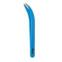 Vitry Club Crab Blue Curve Ends Tweezer Blue
