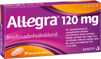 Allegra filmdragerad tablett 120 mg 30 st