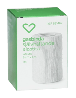 Hjärtats självhäftande gasbinda 8 cm x 4 m