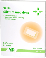 ViTri Sårfilm med dyna 9 x 10 cm