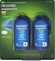 Nicorette Pepparmint sugtablett 4 mg 80 st