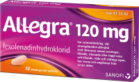 Allegra filmdragerad tablett 120 mg 10 st
