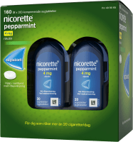Nicorette Pepparmint komprimerad sugtablett 4 mg 160 st