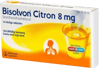 Bisolvon Citron löslig tablett 8 mg 16 st