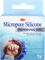 Micropore Silicone silikontejp 2,5 cm x 5 m 1 st