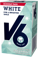 V6 White Spearmint tuggummi 72g