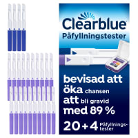 Clearblue 20 Ägglossningstester & 4 Graviditetstester till Clearblue Advanced Fertilitetsmonitor