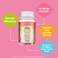 Monkids Multivitamin Barn Hallon 60 st