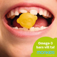 Monkids Omega-3 Barn Äpple 60 st