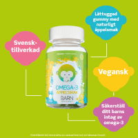 Monkids Omega-3 Barn Äpple 60 st