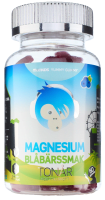 Monkids Magnesium Tonår Blåbär 60 st