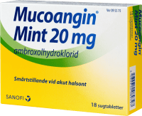 Mucoangin Mint sugtablett 20 mg 18 st