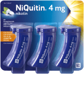 NiQuitin Komprimerad sugtablett 4mg Plastburk, 60(3x20) sugtabletter