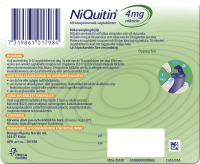 NiQuitin Komprimerad sugtablett 4mg Plastburk, 60(3x20) sugtabletter