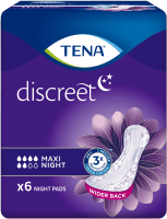 TENA Discreet Maxi Night Nattskydd 6 st