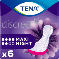 TENA Discreet Maxi Night Nattskydd 6 st