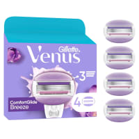 Venus Comfortglide Breeze Rakblad 4-pack