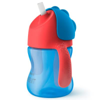 Philips Avent Sugrörsmugg Bendy 200 ml 9 mån+ Blå/Röd