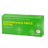 Acetylsalicylsyra ABECE 500 mg 50 tabletter