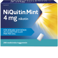 NiQuitin Mentolmint medicinskt tuggummi 4 mg 200 st