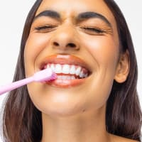 Hismile Pink Electric Toothbrush