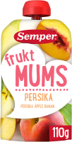 Semper Fruktmums Persika Klämpåse från 6 mån 110 g