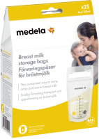 Medela Förvaringspåse för bröstmjölk 180 ml, 25-pack