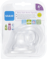 MAM Extra Soft Drickpip 4 mån+ 2-pack