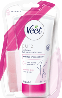 Veet In Shower Hair Removal Cream Legs & Body Normal Skin 150 ml