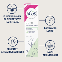 Veet Pure Hair Removal Cream Torr Hud 200 ml