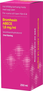 Bromhexin ABECE Oral lösning 1,6 mg/ml 250 ml