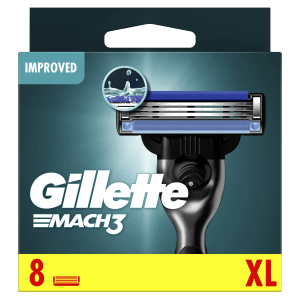 Gillette Mach3 Base Rakblad För Män 8 rakblad