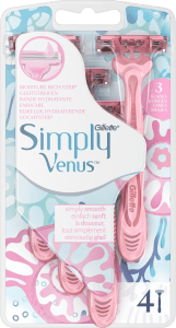Gillette Simply Venus 3 Engångshyvel för kvinnor 4-pack